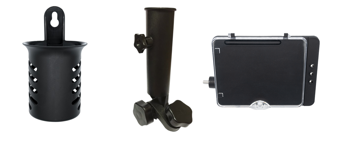 PowerBug ACCESSORY BUNDLE (Drink Holder, Umbrella Holder, Scorecard Holder)